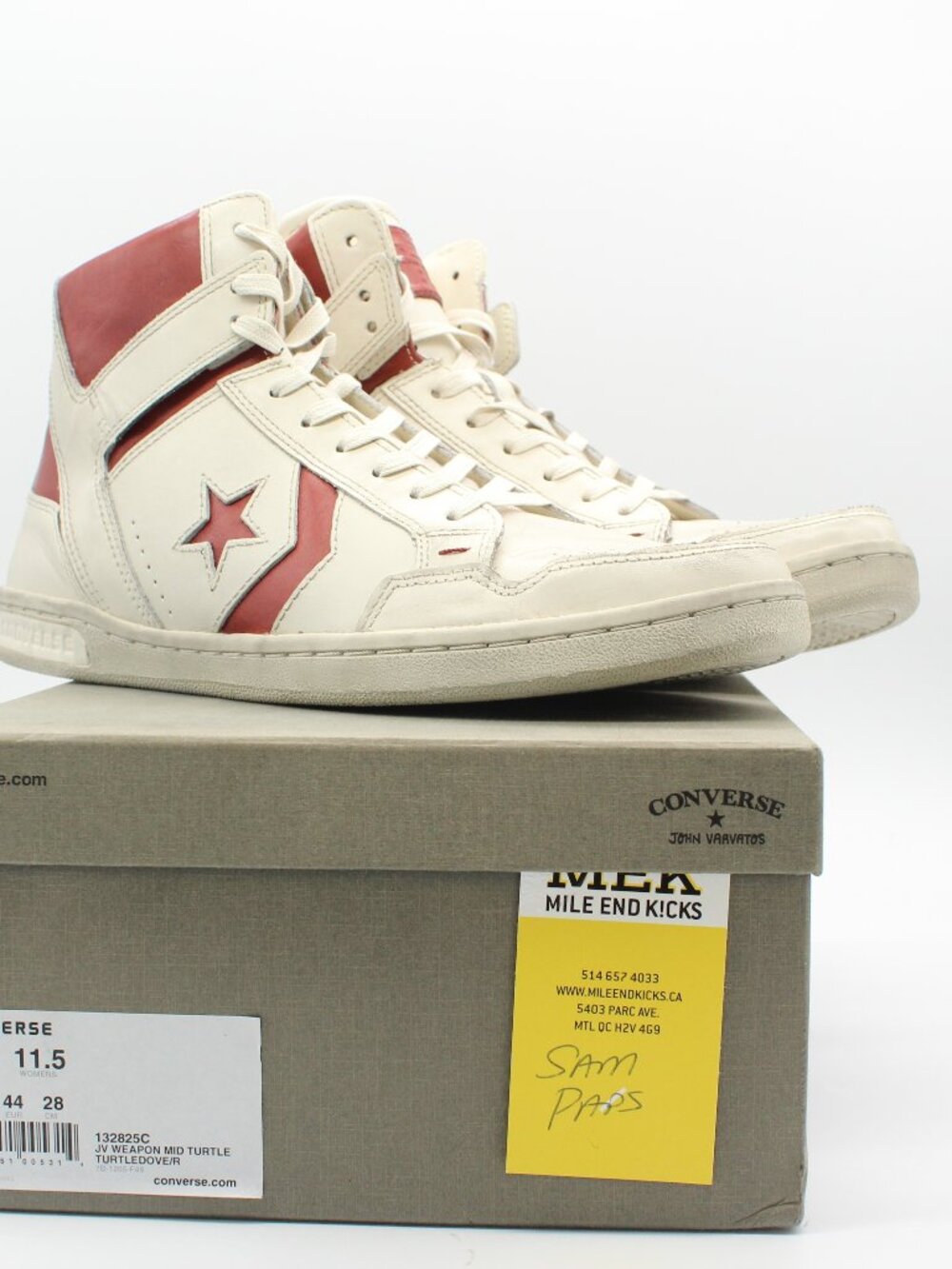 Converse John Varvatos Weapon Mid Sneakers Size 10